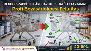 Új vs Felújított Bevásárlókocsi - Spóroljon tízmilliókat!
