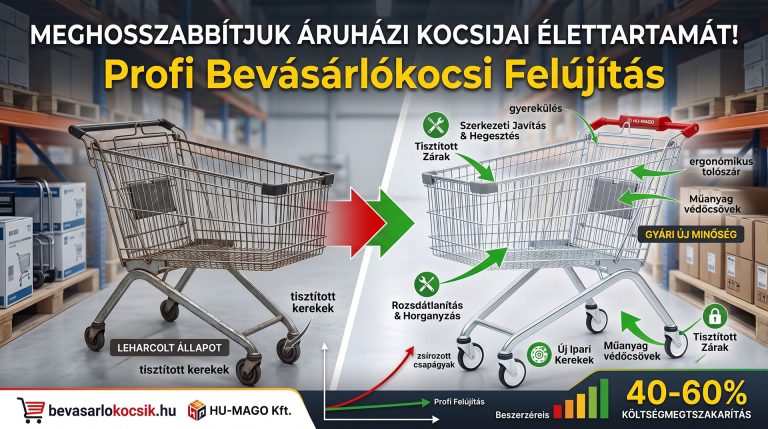 Új vs Felújított Bevásárlókocsi - Spóroljon tízmilliókat!